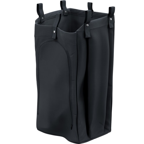Suncast Commercial Standard Bag for Housekeeping Cart, No Logo, Black